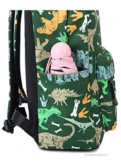 Acmebon Cute Dinosaur Children School Backpack for Boy and Girl Green