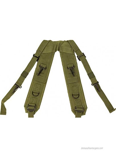 ARMYU Olive Drab Combat H Style LC-1 Military Suspenders Load Bearing Harness Backpack Straps