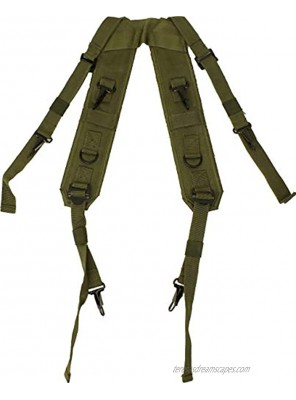 ARMYU Olive Drab Combat H Style LC-1 Military Suspenders Load Bearing Harness Backpack Straps