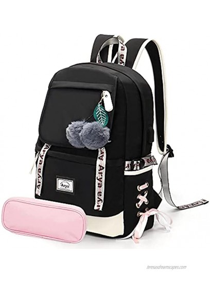 Arya Backpack for Girls Kids Bookbag Elementary Middle School Womens College