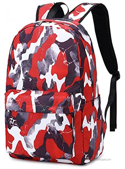 Boys School Backpack Set Camouflage Bookbags School Bags for Elementary Middle School