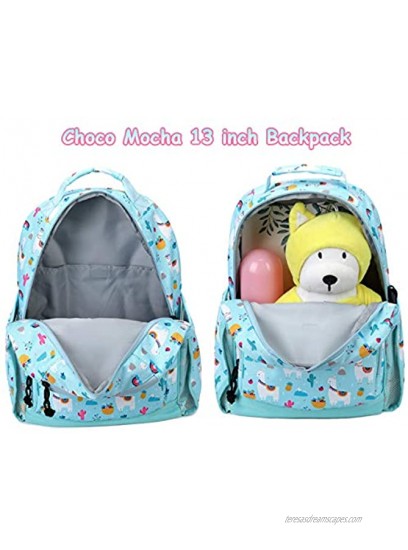 Choco Mocha 13 inch Kids Toddler Backpack Matching Coin Purse