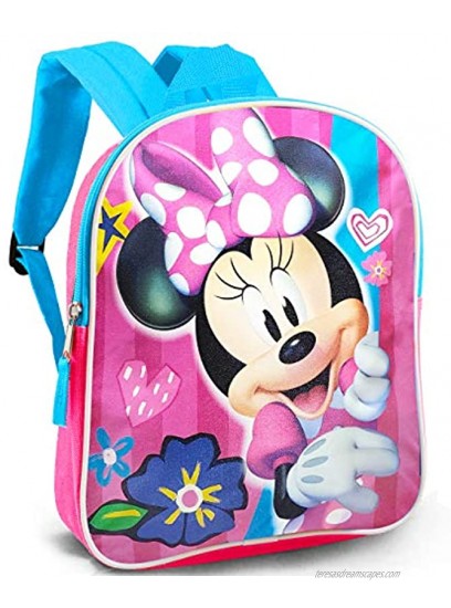 Disney Minnie Mouse Backpack for Kids Adults Large 16 Minnie Mouse School Bag with Minnie Mouse Stickers Minnie Mouse School Supplies Bundle