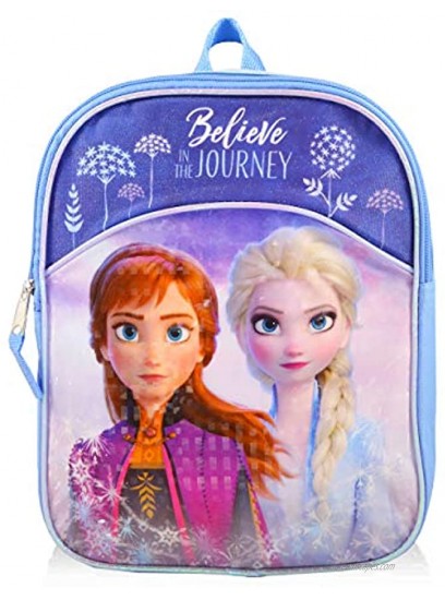 Frozen Backpack for Girls Bundle ~ Premium 11 Frozen Mini School Bag for Toddlers with Over 400 Stickers Frozen School Supplies