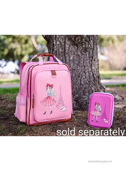 Girls Backpack 15’’| Pink Kids School Book Bag for Kindergarden or Elementary.
