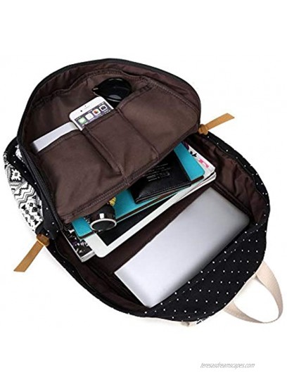 Girls Backpacks Lightweight Canvas Bookbags School Backpacks for Teens