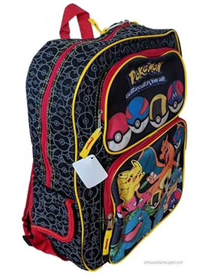 Go Pikachu16 Full Size School Bag Blue