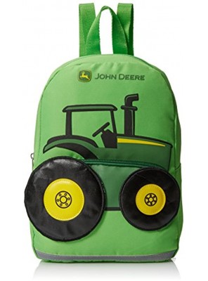 John Deere Boys' Tractor Toddler Backpack Lime Green One Size