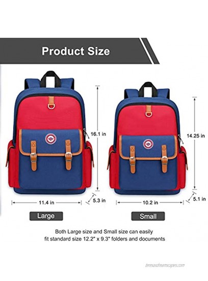 Kids Backpack Children Bookbag Preschool Kindergarten Elementary School Bag for Girls Boys14182 small red