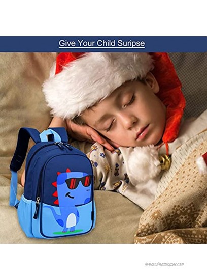 Kids Toddler Backpack Boys with Blue Kindergarten Leash Bookbag