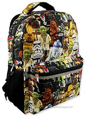 Lego Star Wars Boy's Girl's Adult 16 Inch School Backpack One Size Lego Star Wars