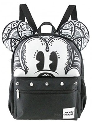 Licensed Disney Mickey Mouse 12 Silver Stud x-Small Mini Backpack