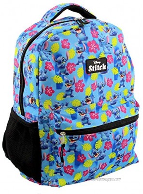 Lilo and Stitch Girl's Boy's Adult's 16 Inch School Backpack Bag One Size Blue