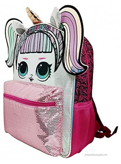 LOL Large 16 Unicorn Sequin Backpack New with Tags