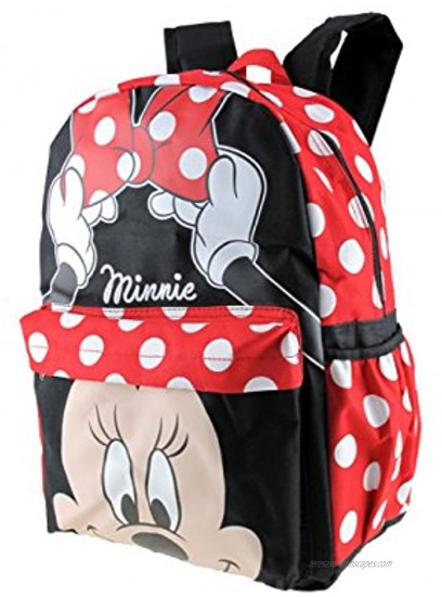 MINNIE MOUSE KIDS LARGE 16 ALL OVER PRINT BACKPACK 12559