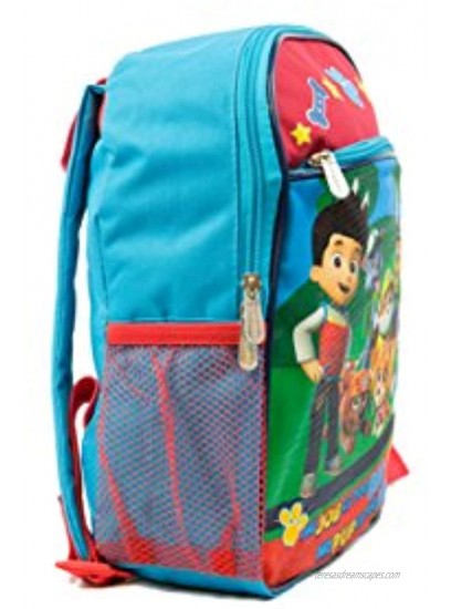 Nickelodeon Paw Patrol 12 Toddler Backpack with 8 Paw Patrol Characters Pictured On Front