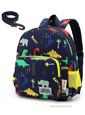 willikiva 3D Dinosaur Backpack Toddler Backpacks for Boys and Girls Kids Backpack Waterproof Preschool Safety Harness Leash Roar