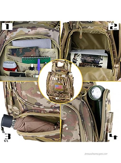 Camouflage Hiking Backpack 40L Tactical Military Backpack