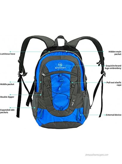 Ennoven Hiking Backpack-30L Camping Hiking Backpack Wear-resistant and Water Resistant Daypack