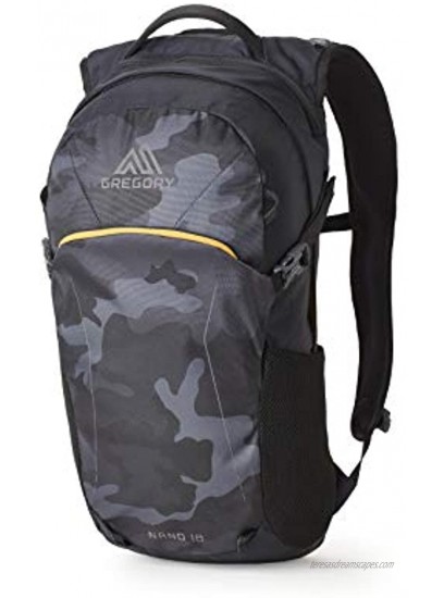 Gregory Mountain Products Nano 18 Everyday Outdoor Backpack Black Woodland camo one Size