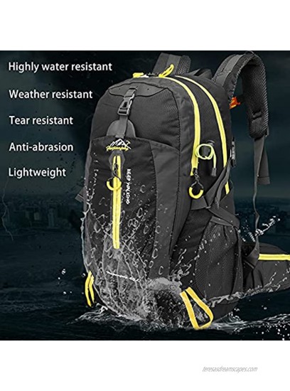 Hiking Backpack 40L Waterproof backpack Large Capacity Backpacking Backpack Multiple pockets Camping Backpack well-ventilated Ultralight Backpack Multifunctional Outdoor Backpack