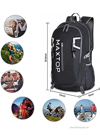 MAXTOP Hiking Backpack 40L Lightweight Packable for Traveling Camping Water Resistant Foldable Outdoor Travel Daypack