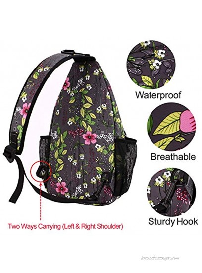 MOSISO Sling Backpack,Travel Hiking Daypack Periwinkle Crossbody Shoulder Bag