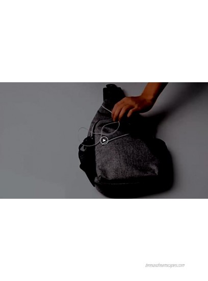 MOSISO Sling Backpack,Travel Hiking Daypack Periwinkle Crossbody Shoulder Bag