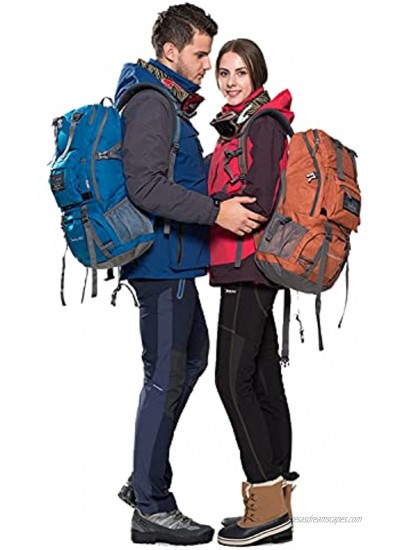 MOUNTAINTOP 40L Hiking Backpacks with Rain Cover for Women Men