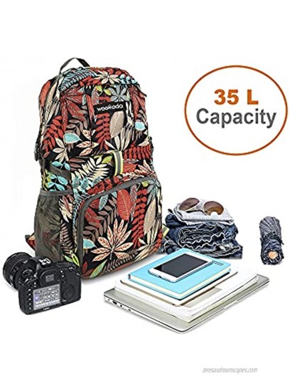 Packable Hiking Backpack WOOMADA 35L 40L Lightweight Water Resistant Nylon Backpack Outdoor Travel Hiking Daypack