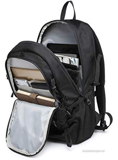 Sinotron 25L Travel Hiking Backpack Daypack for Men Women Black