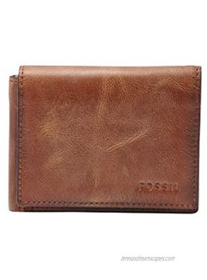 Fossil Men's RFID-Blocking Leather Execufold Trifold Wallet