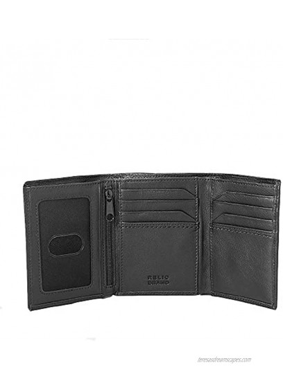 Relic by Fossil Men's Leather Trifold Wallet