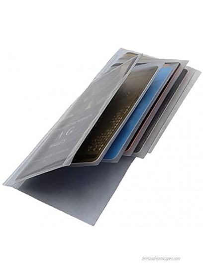 Set of 2 Clear Premium Quality Checkbook Wallet Insert from AG Wallets