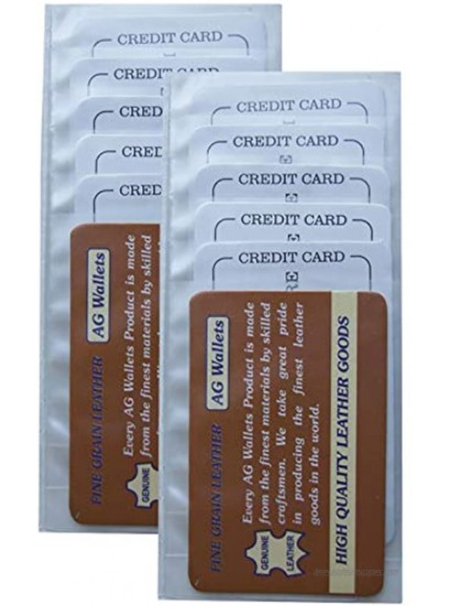Set of 2 Clear Premium Quality Checkbook Wallet Insert from AG Wallets