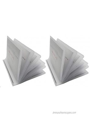 Set of 2 Wallet Inserts 6 Page Picture Holders Top Quality Clear Plastic Vinyl Made to Last Trifold 6 Page