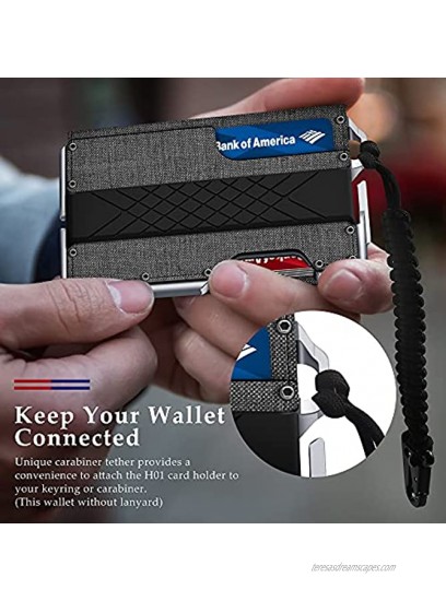 Slim Dapper Bifold Tactical Credit Card Wallets for Men Minimalist EDC Wallet RFID Blocking MURADIN