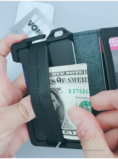 Slim Dapper Bifold Tactical Credit Card Wallets for Men Minimalist EDC Wallet RFID Blocking MURADIN