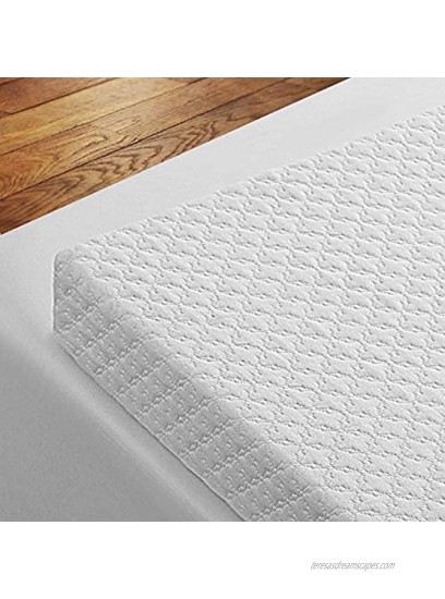 ST Starcast 3 Inch Memory Foam Mattress Topper King Size Gel-Infused Cooling Bed Topper with Removable & Washable Bamboo Fiber Cover Zipper Closure