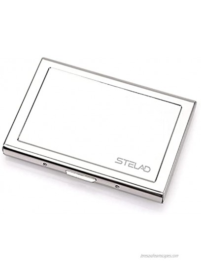 Slim Stainless Steel Credit Card Holder for Men and Women Slim Design with RFID Blocking – Unique Credit Card Holder – Business Card Holder with Small Pull – Ideal for Elegant and Stylish Men