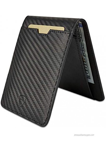 Vaultskin MANHATTAN Slim Minimalist Bifold Wallet and Credit Card Holder with RFID Blocking and Ideal for Front Pocket