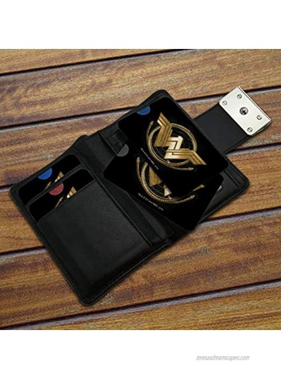Wonder Woman Movie Golden Lasso Logo Credit Card RFID Blocker Holder Protector Wallet Purse Sleeves Set of 4