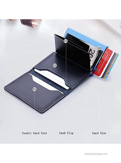 Aluminium Pop UP Credit Card Holder Smart Wallet