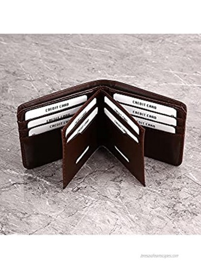 Badang Classic Leather Mat Wallet Belt Credit Card Holder Gift Accessory Set Card Holder and Belt Set maximum 9 cards & maximum additional 6 cards Set of 3… Grey