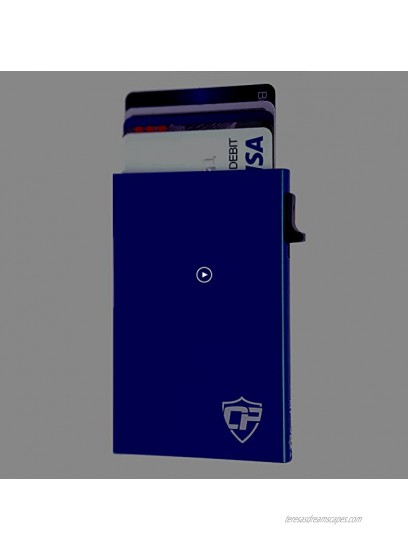 Card Blocr Best Slim Wallet RFID Blocking Credit Card Holder Titanium Camo and Metal Card Holder