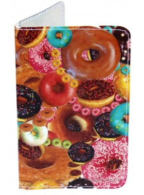 Donut Secret Collage Business Credit & ID Card Holder