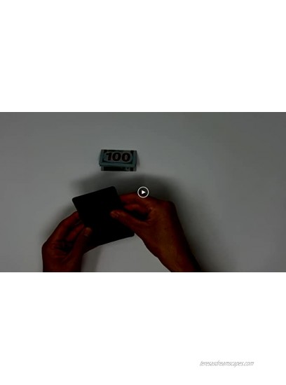Silent Pocket Napa Leather RFID Blocking Simple Card Wallet Maroon
