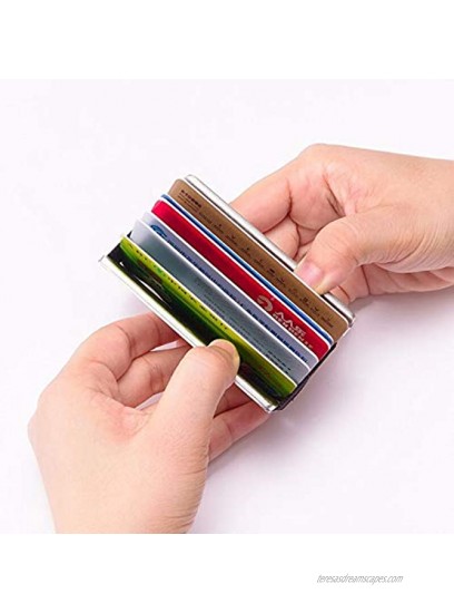 BULUSHI Carbon Fiber Wallet Money Clip Protector Credit Card Holder Wallet Clips For Men and Women