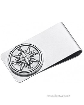 DANFORTH Compass Rose Money Clip 2 Inches Gift Boxed