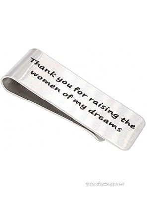 Money Clip Thank you for raising the women of my dreams ,Wedding Gift ,Dad Wedding gift from The Groom,Idea Gifts Present for Man Dad Father Father of The Bride